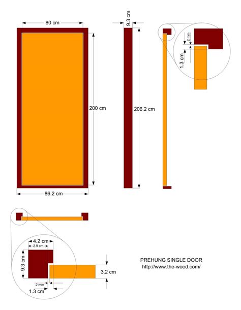 thickness of a door frame